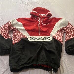 Vibrant Members Only Colorblock Jacket size small